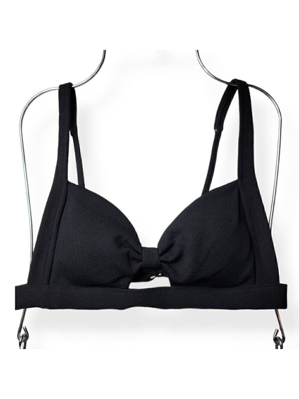 Shade & Shore Black  Bikini Top Small